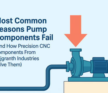 Most Common Reasons Pump Components Fail (And How Rajgranth Industries’ Precision CNC Parts Prevent Them)
