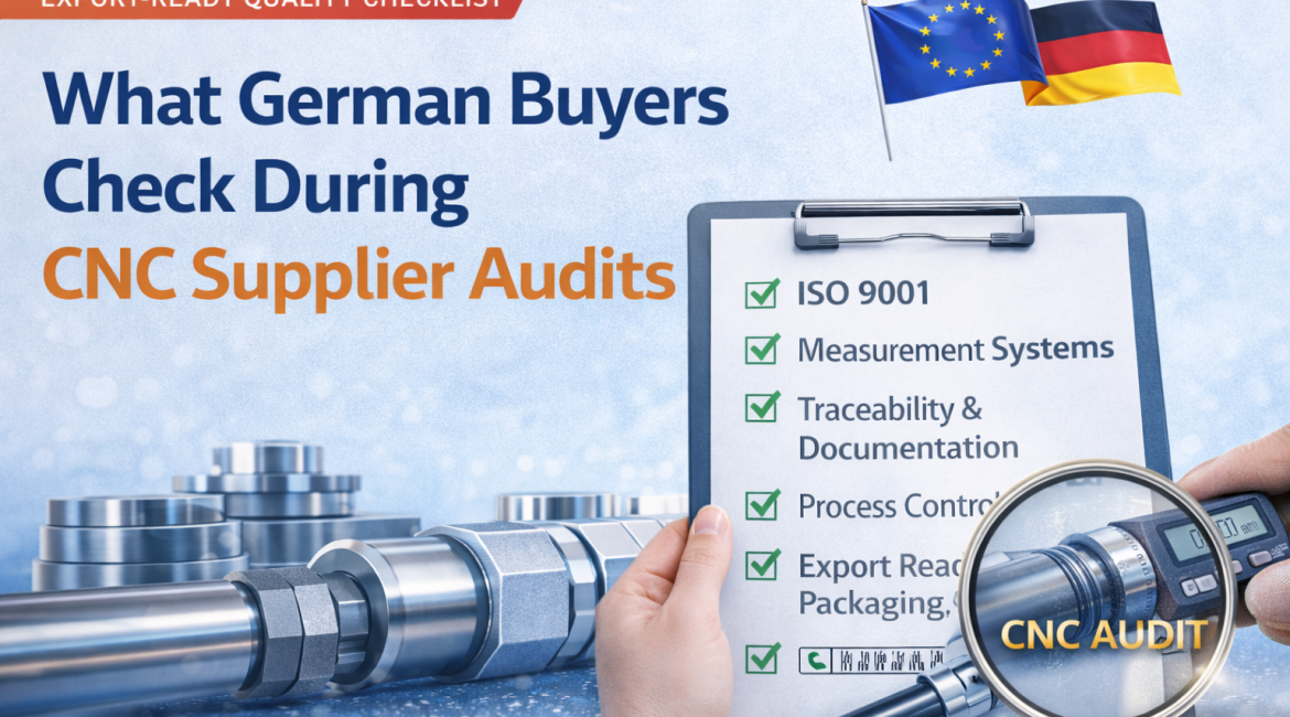CNC audit checklist for German buyers