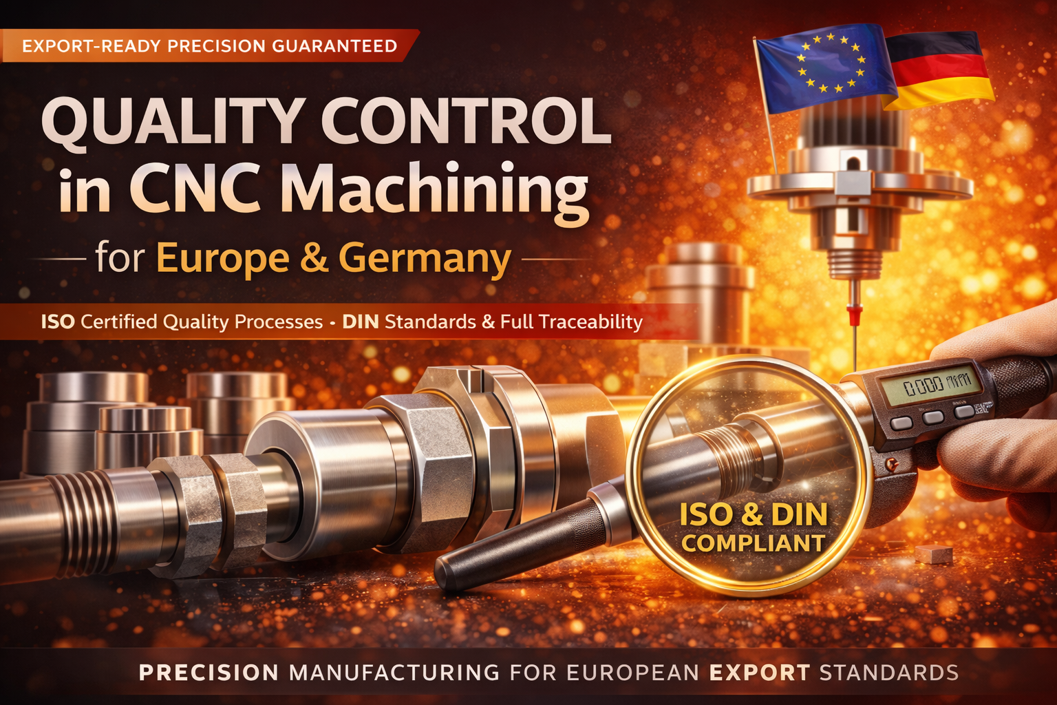 Quality Control in CNC Machining for Europe & Germany
