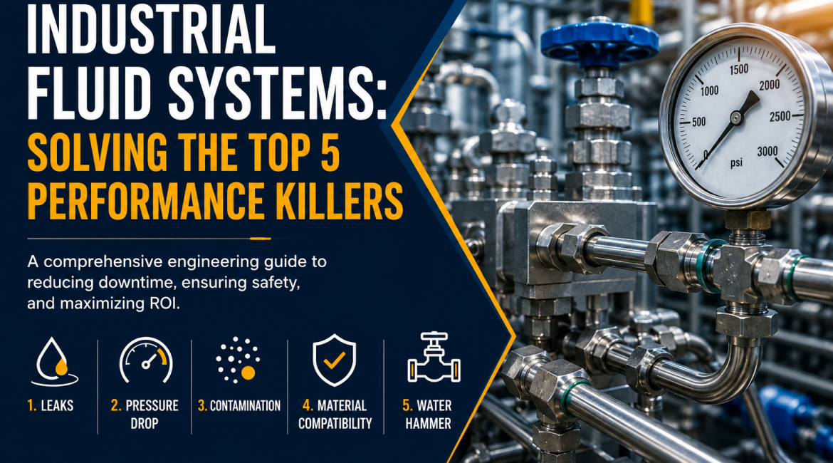 Top 5 Industrial Fluid System Challenges & How to Fix Them